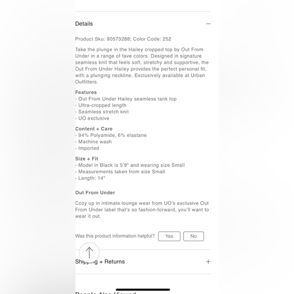 Urban Outfitters Hailey tank - Picture 5 of 5